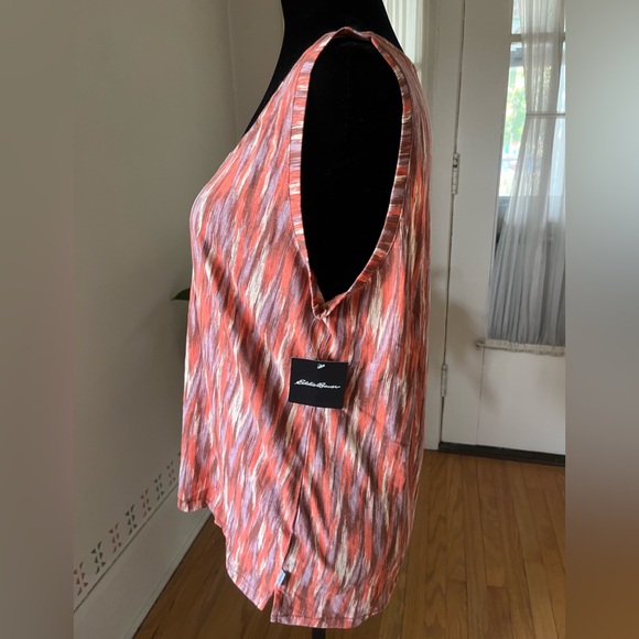 Eddie Bauer Women’s Sleeveless Scoop Neck Top - Size Large - Picture 3 of 9